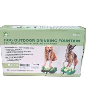 Dog Outdoor Drinking Fountain And Sprinkler